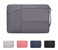 Housse de protection portable, étanche et antichoc pour ordinateur portable avec poche pour MacBook Pro 11 12 13 14 15 15.6