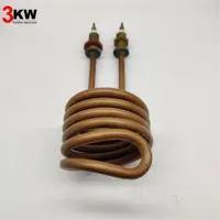 तांबे के बिजली के हीटिंग ट्यूब विसर्जन वॉटर हीटर 500W