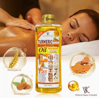 Aceite de Masaje de Extracto Vegetal Prensado en Frío SuperHoney con Cúrcuma, 100% Puro y Natural, Hidratante y Nutritivo para el Cuidado Diario de la Piel