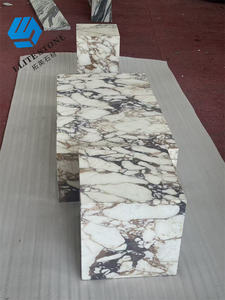 Marbre italien de luxe Calacatta Viola pour plateau de table basse et table à thé et <span class=keywords><strong>banc</strong></span> en marbre Calacatta Viola - Product Image 5