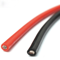 OEM YITKOR Rot-Schwarzer Verzinnter Kupfer-Silikonkautschuk-Draht 12AWG-22AWG Hitzebeständiges Weiches Kabel