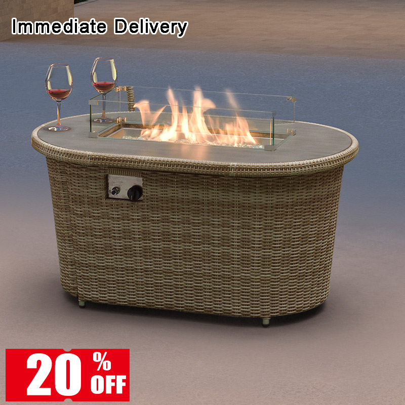 Coffe table with fire pit (Oxford)