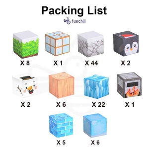 Jouets sensoriels interactifs pour enfants et adultes Kits <span class=keywords><strong>de</strong></span> STEM <span class=keywords><strong>de</strong></span> modèles 3D créatifs ensembles <span class=keywords><strong>de</strong></span> blocs <span class=keywords><strong>de</strong></span> <span class=keywords><strong>construction</strong></span> magnétiques en plastique - Product Image 5