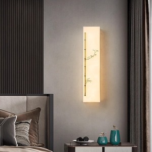Marble Wall Lamp Led <b>Light</b> Source 220V For Hotel Lobby <b>Corridor</b> Bedroom Entrance Hall Lighting - Product Image 2