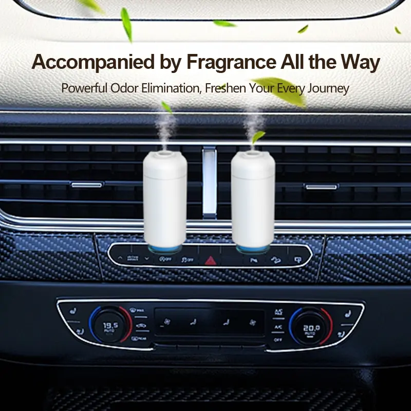 車の香水ベントクリップ芳香剤カーハンギング芳香剤最新の高級スマートカーアロマディフューザー