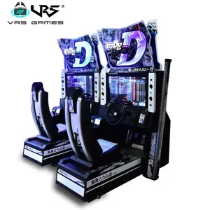 Ville de jeu vidéo à bas prix simulateur vidéo électronique centre de jeu à pièces initial D 8 machine de jeu d'arcade de course