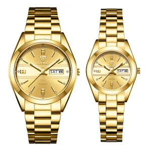 Shenzhen Topmerk Rvs Voor Mannen En Vrouwen Quartz Horloges Luxe Horloges Merken Goedkope Prijs Horloge