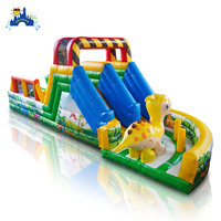 Parcours d'obstacles gonflable en PVC personnalisé LILYTOYS pour parc d'aventure