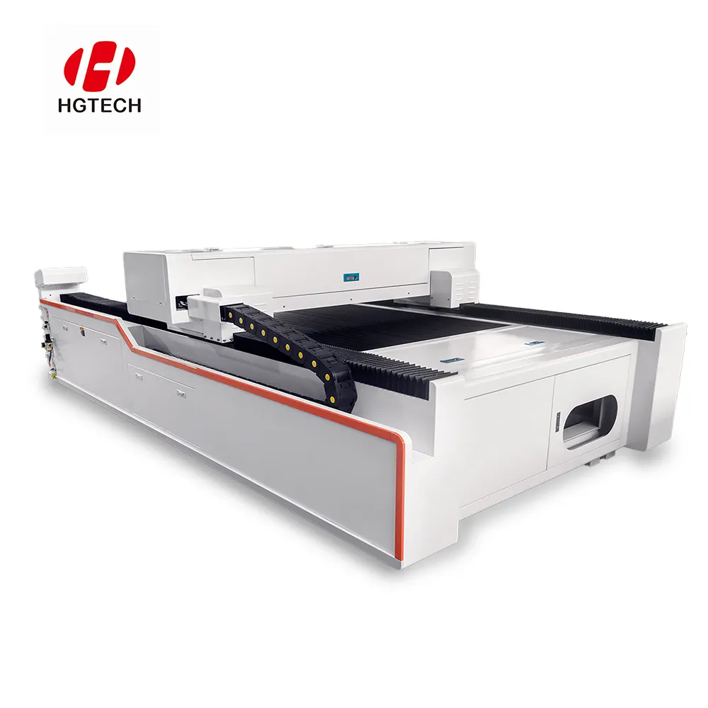 Hgtech 1325 Loạt Không-Kim Loại Da Gỗ Giấy Nhựa Co2 Laser Cutter Engraver 300W 500W Máy Cắt Laser Cho Acrylic