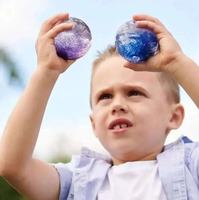 Glitter Water Stress Balls Squeeze Balls Squishy Water Ball avec Glitter