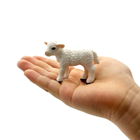 Excellente finition, PVC solide, moutons de Shropshire réalistes, jouets d'animaux de ferme, écologiques, certifiés ASTM, échelle 1/60, unisexe