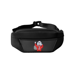 Bolso LED inteligente programable por APP con Bluetooth, bandolera con píxeles, control por APP, animaciones de texto DIY, bolso de pecho/cintura - Product Image 2