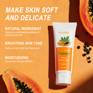 Limpiador <span class=keywords><strong>Facial</strong></span> Blanqueador con Niacinamida de Papaya y Vitamina C, Rejuvenecedor e Iluminador de la Piel - Product Image 2