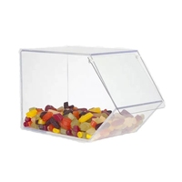 Boîte de rangement pour bonbons en acrylique, bac à bonbons avec pelle, distributeur de bonbons en acrylique