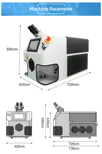 Nouvelle machine de soudage au laser à fibre portable refroidie par air Inovance Raycus 200W, pour métal, bricolage, fonctionnement facile, réparation de bijoux Mitsubishi - Product Image 6