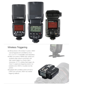 Flash <span class=keywords><strong>V850II</strong></span> en Oferta para Cámaras Canon, <span class=keywords><strong>Nikon</strong></span>, Sony, Pentax y Olympus, Flash Inalámbrico Go.dox <span class=keywords><strong>V850II</strong></span> 2.4G GN60 con Sistema X, Batería de Iones de Litio, Speedlite - Product Image 5
