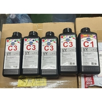 Tinta UV C3 Universal CMYKW Color Impresión digital Tintas UV
