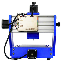 Paket Dirakit Rel Persegi Kecil LY CNC 1310 PRO Bingkai Logam Penuh Desktop Pcb Mesin Penggilingan Ukiran Kayu Diy Mini Cnc