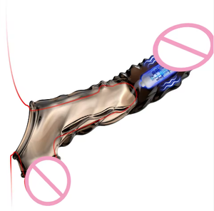 Dildos, Préservatifs, Agrandisseur, Retardateur d'éjaculation, Vibrateur à verrouillage, Vibration à temporisation, Articles pour adultes, Double vibration - Product Image 6