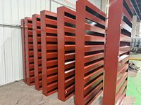 Lamelles acoustiques en aluminium résistantes aux intempéries, testées ASTM E90 09(2023), pour la réduction du bruit dans les salles d'équipement industriel, taille personnalisée