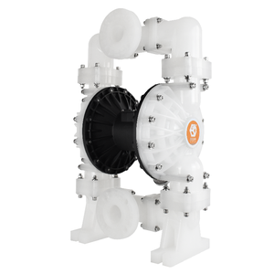 Pompe à diaphragme pneumatique GODO BFQ-50S PP, résistance chimique, acide sulfurique - Product Image 3