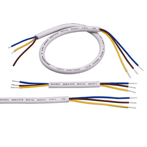JFS 2464 Terminal Connection Wire 22AWG 300V PVC Insulated Copper Conductor Low Voltage Power Cable - Product Image 1