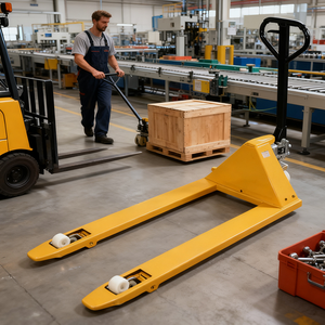2.5 Ton <span class=keywords><strong>Manual</strong></span> Pallet Turck Compact En Opvouwbaar Handstapelaar Voor Magazijn En Detailhandel - Product Image 1