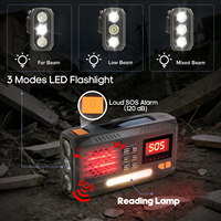 2000mAh Tragbares Solar-Handkurbel-Notfallradio AM/FM NOAA USB LED-Taschenlampe SOS Eingebauter Lautsprecher