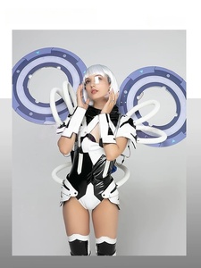 Traje <span class=keywords><strong>de</strong></span> actuación Agogo con luz LED ultrabrillante y potente para mujer, con marco trasero <span class=keywords><strong>de</strong></span> metal, <span class=keywords><strong>ropa</strong></span> para espectáculos nocturnos y ferias <span class=keywords><strong>de</strong></span> automóviles - Product Image 5