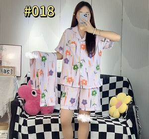 Odm Phụ Nữ Của 3-Mảnh Hoa Phim Hoạt Hình Động Vật Mô Hình Đồ Ngủ Đám Mây Cotton Thoáng Khí Đàn Hồi Eo Mềm Cotton Giản Dị Xl Cho - Product Image 4