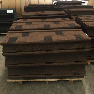 Giá bán buôn <span class=keywords><strong>Red</strong></span> đá tráng kim loại mái ngói dx51d đá tráng tấm lợp cho mái nhà - Product Image 2