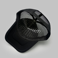 Casquette Trucker en Mousse 5 Panneaux Qualité OEM ODM 1.1 avec Logo Brodé en Relief 3D Personnalisé pour Grossistes Usine BSCI Prix Streetwear
