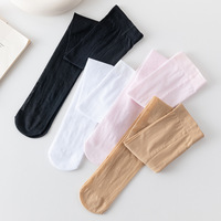 Collants Bébé en Soie / Mi-Bas Filles Princesse Fins Transparents Papillons d'Été Personnalisés OEM KTS484