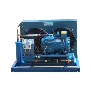 Cold Room Refrigeration Compressor Unit Air Cooling Condensing Unit High Temperature Piston Parallel Compressor Unit