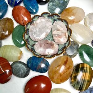 Pierres de méditation en cristal naturel mélangé, pierres de méditation polies en pierres précieuses pour la méditation, la guérison, le Reiki et le soulagement du stress - Product Image 5
