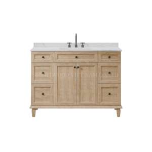 Tocador de baño de madera de 30 pulgadas con un solo fregadero - Product Image 3