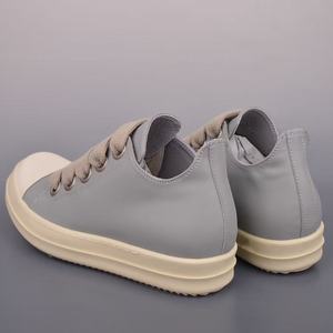 Chaussures décontractées de luxe à lacets, style rétro, bleu ciel, modèle printemps-automne, à bout rond et semelle en caoutchouc - Product Image 2