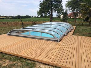 Customization Retractable <strong>Pool</strong> Cover Swimming Protection Safety Swimming <strong>Pool</strong> Enclosures Covers <strong>Pools</strong> - Product Image 6