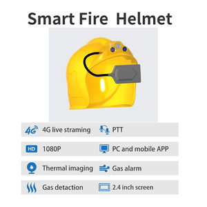 <span class=keywords><strong>Casque</strong></span> de pompier avec caméra infrarouge de détection de gaz par imagerie thermique - Product Image 4