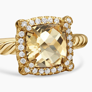 Latest Fashion Best Selling Colourful CZ Stone Zircon <strong>Ladies</strong> Jewellery <strong>Gold</strong> Plated Silver Citrine <strong>Ring</strong> - Product Image 6