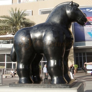 Célèbre sculpture de cheval en laiton de Fernando <span class=keywords><strong>Botero</strong></span> pour la place ou la rue - Product Image 4