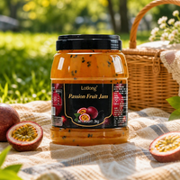 Lotlong Productiefabriek Halal Bulk Geconcentreerde Passievruchtjam 35g Brix 3kg Voor Thuiskeuken, Drankwinkels en Groothandel