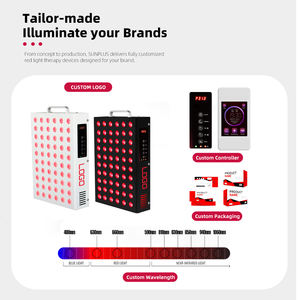 Panel Terapi Cahaya Merah yang Dapat Disesuaikan 660 Lampu Terapi Inframerah 300W Perangkat Terapi Cahaya Merah Portabel dengan Dudukan - Product Image 6