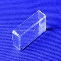 Plateaux en verre de quartz résistants aux hautes températures 1200°C et à la corrosion, récipients en verre de quartz