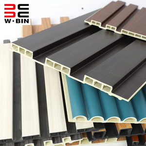 WPC-Wandpaneel mit Mehrfachlöchern Halbkreisförmig Einfache Anwendung zur Dekoration von Wohnräumen - Product Image 5
