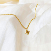 Collier EManco avec chaîne câble et pendentif lettre C rayonnante, plaqué or, tendance, pour usage quotidien et soirées, fournitures de fabrication de bijoux