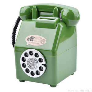 1pcCreative joli téléphone rétro à l'ancienne en forme de réservoir d'argent pour hommes et femmes cadeaux pour enfants décoration de la maison tirelire - Product Image 6
