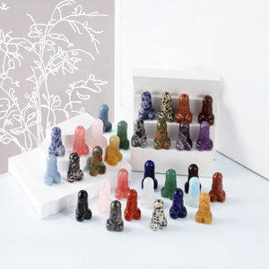 Oferta Especial: Mini Dildo de Cristal Tallado a Mano, Varios Tipos de Piedra de Cristal Natural con Técnica de Pulido, para Regalos Divertidos, Artesanía de Cristal - Product Image 2