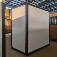 Toilettes mobiles modernes de haute qualité en panneaux sandwich, structure en acier, étanches, salle de bain extérieure portable, douche, durée de vie de 20 ans