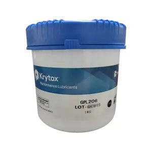 Krytox Gpl 206จาระบีหล่อลื่นแบริ่งฟลูออรีนอุณหภูมิสูง Pfpe Perfluoropolyether